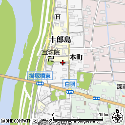 静岡県磐田市本町1033周辺の地図