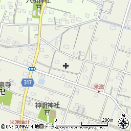 静岡県浜松市中央区米津町1727周辺の地図
