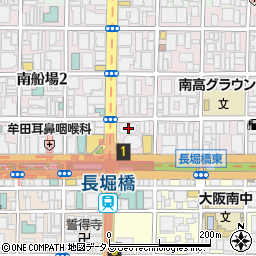 大阪府大阪市中央区南船場1丁目18-17周辺の地図