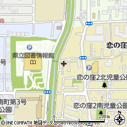 奈良県奈良市恋の窪1丁目19-8周辺の地図
