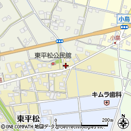 静岡県磐田市東平松85周辺の地図