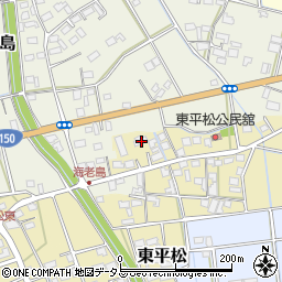 静岡県磐田市東平松119周辺の地図