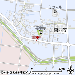 静岡県袋井市東同笠199周辺の地図