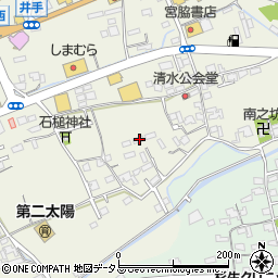 岡山県総社市井手697周辺の地図