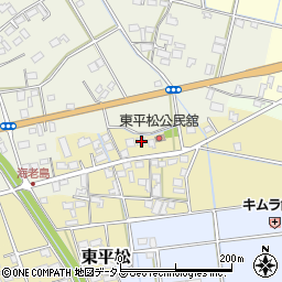 静岡県磐田市東平松114周辺の地図