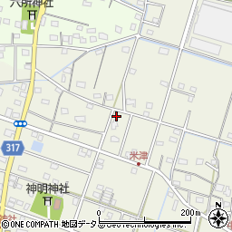 静岡県浜松市中央区米津町1708周辺の地図