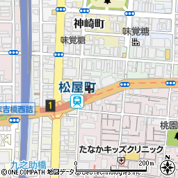ユニ末吉橋周辺の地図