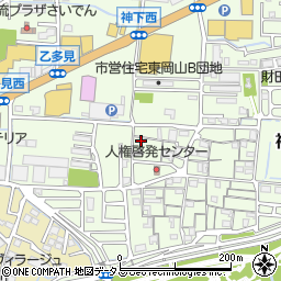 岡山県岡山市中区神下267周辺の地図