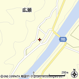 奈良県山辺郡山添村広瀬124周辺の地図