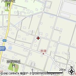 静岡県浜松市中央区米津町1707周辺の地図