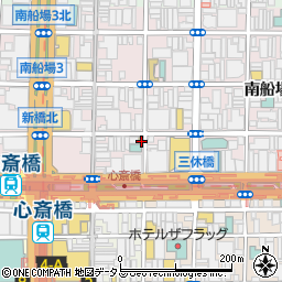 大阪府大阪市中央区南船場3丁目5-1周辺の地図