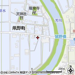 静岡県浜松市中央区鼡野町327周辺の地図