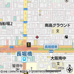 大阪府大阪市中央区南船場1丁目18-25周辺の地図
