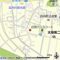 静岡県浜松市中央区白羽町1185周辺の地図