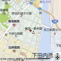 静岡県下田市一丁目10-13周辺の地図