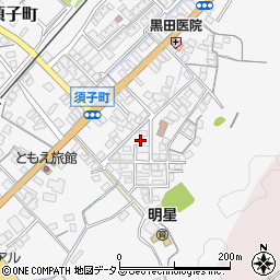 島根県益田市須子町17-33周辺の地図