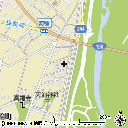 静岡県浜松市中央区河輪町311周辺の地図