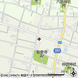 静岡県浜松市中央区米津町1961周辺の地図