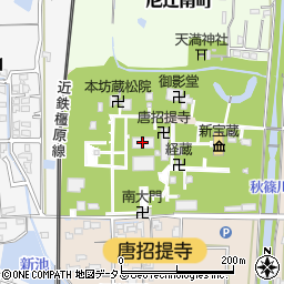 講堂周辺の地図