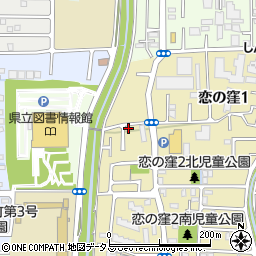 奈良県奈良市恋の窪1丁目19-22周辺の地図