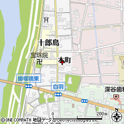 静岡県磐田市本町939周辺の地図