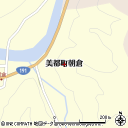島根県益田市美都町朝倉周辺の地図