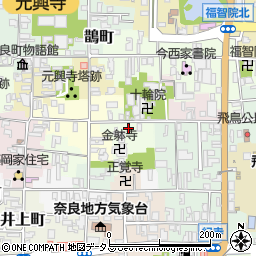 奈良県奈良市十輪院町周辺の地図