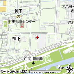 岡山県岡山市中区神下445周辺の地図