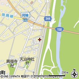 静岡県浜松市中央区河輪町308周辺の地図