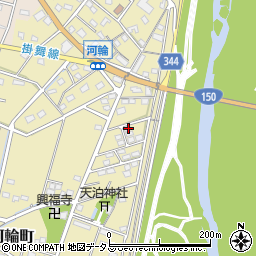 静岡県浜松市中央区河輪町313周辺の地図