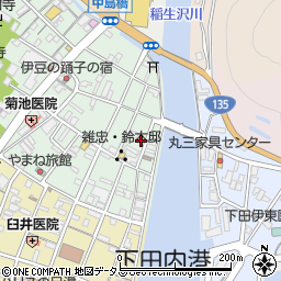 静岡県下田市一丁目9-8周辺の地図