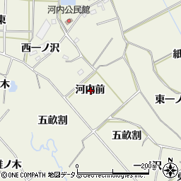愛知県豊橋市杉山町河内前周辺の地図