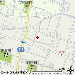 静岡県浜松市中央区米津町1726周辺の地図