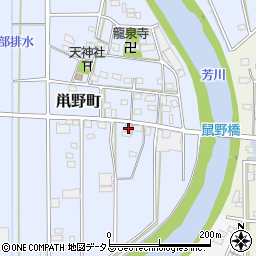 静岡県浜松市中央区鼡野町326周辺の地図