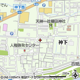 岡山県岡山市中区神下341周辺の地図