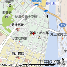飛田肉店周辺の地図