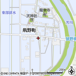 静岡県浜松市中央区鼡野町323周辺の地図