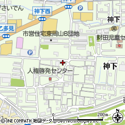 岡山県岡山市中区神下262周辺の地図