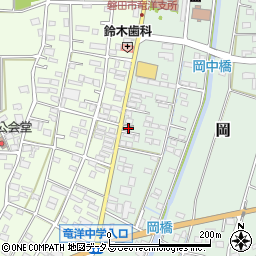 静岡県磐田市岡753-2周辺の地図