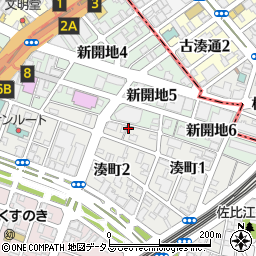 名鉄協商神戸新開地駐車場周辺の地図
