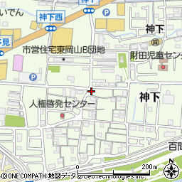 岡山県岡山市中区神下338周辺の地図