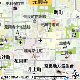 奈良県奈良市元興寺町31周辺の地図