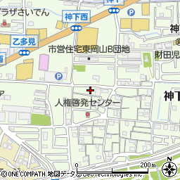 岡山県岡山市中区神下259周辺の地図