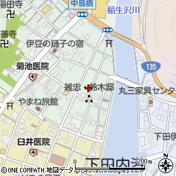 静岡県下田市一丁目10-9周辺の地図