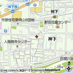 岡山県岡山市中区神下347周辺の地図