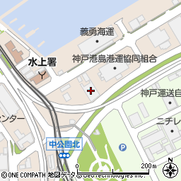 株式会社国際興業神戸　神戸営業所・総務課周辺の地図