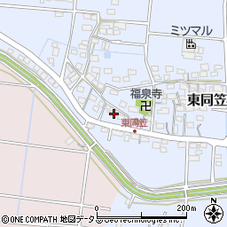 静岡県袋井市東同笠211周辺の地図