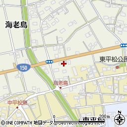 静岡県磐田市海老島389周辺の地図