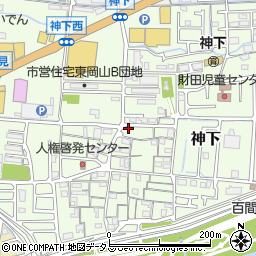 岡山県岡山市中区神下339-1周辺の地図