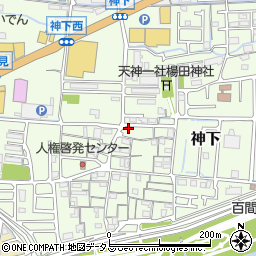 岡山県岡山市中区神下339-1周辺の地図